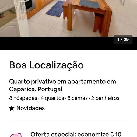 Ferienwohnung Quarto Boa Localizacao Com Cozinha E Casa De Banho Caparica Exterior foto